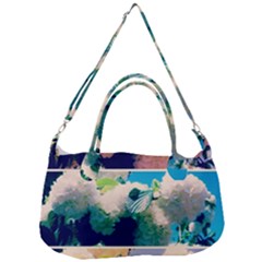 Washed Out Snowball Branch Collage (iv) Removal Strap Handbag