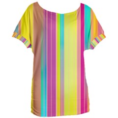 Background Colorful Abstract Women s Oversized Tee by Pakrebo