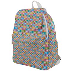 Seamless Pattern Background Abstract Top Flap Backpack by Pakrebo