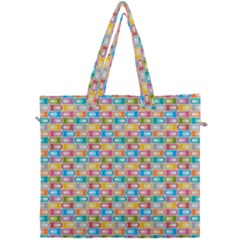 Seamless Pattern Background Abstract Canvas Travel Bag