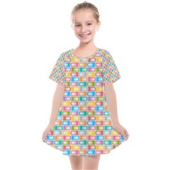 Seamless Pattern Background Abstract Kids  Smock Dress by Pakrebo