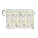 Spoon Pattern Illustrator Green Canvas Cosmetic Bag (Large) View1