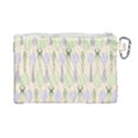 Spoon Pattern Illustrator Green Canvas Cosmetic Bag (Large) View2