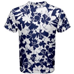 Flowers Garden Textiles Fabric Men s Cotton Tee