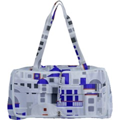 Background Santorini Greece Multi Function Bag by Pakrebo