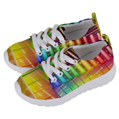 Abstract Landscape Background Kids  Lightweight Sports Shoes by Pakrebo