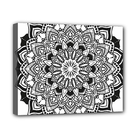 Mandala Spiritual Texture Canvas 10  X 8  (stretched) by Pakrebo