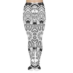 Mandala Spiritual Texture Tights by Pakrebo