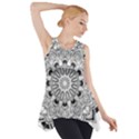 Mandala Spiritual Texture Side Drop Tank Tunic View1