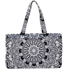 Mandala Spiritual Texture Canvas Work Bag by Pakrebo