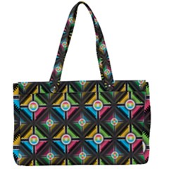 Seamless Pattern Background Abstract Canvas Work Bag