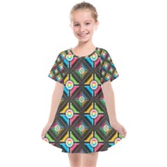 Seamless Pattern Background Abstract Kids  Smock Dress by Pakrebo