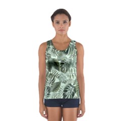 Medellin Leaves Tropical Jungle Sport Tank Top  by Pakrebo