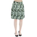 Medellin Leaves Tropical Jungle Pleated Skirt View1