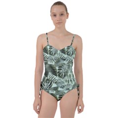 Medellin Leaves Tropical Jungle Sweetheart Tankini Set by Pakrebo