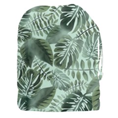 Medellin Leaves Tropical Jungle Drawstring Pouch (xxxl)