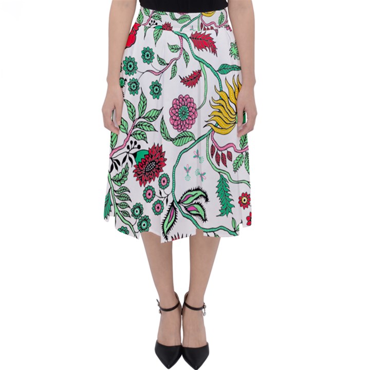 Flowers Garden Tropical Plant Classic Midi Skirt