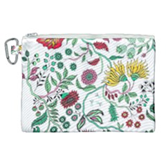 Flowers Garden Tropical Plant Canvas Cosmetic Bag (xl) by Pakrebo