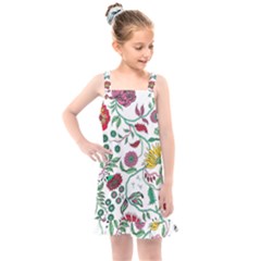 Flowers Garden Tropical Plant Kids  Overall Dress by Pakrebo