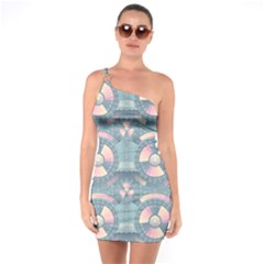 Seamless Pattern Seamless Design One Soulder Bodycon Dress by Pakrebo