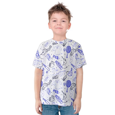 Father s Day Reason Texture Kids  Cotton Tee by Pakrebo