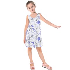 Father s Day Reason Texture Kids  Sleeveless Dress by Pakrebo