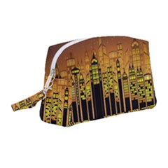 Buildings Skyscrapers City Wristlet Pouch Bag (medium) by Pakrebo