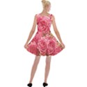 Roses Noble Roses Romantic Pink Velvet Skater Dress View2