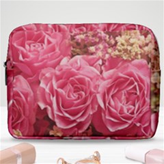 Roses Noble Roses Romantic Pink Make Up Pouch (large) by Pakrebo