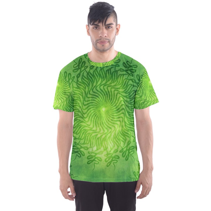 Pagan Mandala Seamless Tileable Men s Sports Mesh Tee