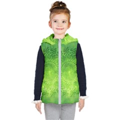 Pagan Mandala Seamless Tileable Kids  Hooded Puffer Vest by Pakrebo