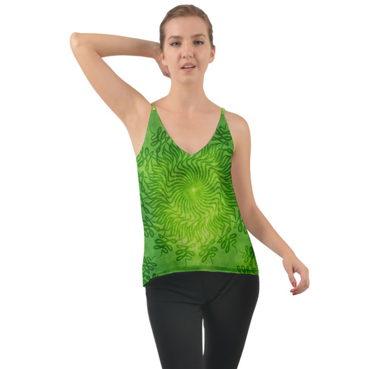 Pagan Mandala Seamless Tileable Chiffon Cami