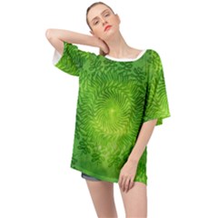 Pagan Mandala Seamless Tileable Oversized Chiffon Top