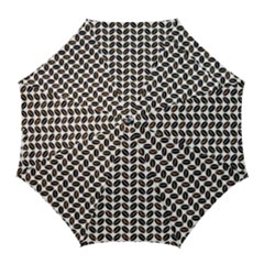 Coffee Beans Pattern Illustrator Golf Umbrellas by Pakrebo