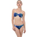 Wonderful Elegant Floral Design Classic Bandeau Bikini Set View1