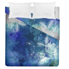 Wonderful Elegant Floral Design Duvet Cover Double Side (queen Size) by FantasyWorld7