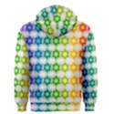 Background Colorful Geometric Men s Zipper Hoodie View2