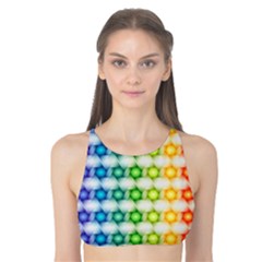 Background Colorful Geometric Tank Bikini Top by Pakrebo