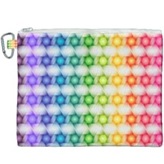 Background Colorful Geometric Canvas Cosmetic Bag (xxxl) by Pakrebo