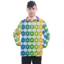 Background Colorful Geometric Men s Half Zip Pullover View1