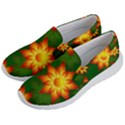 Flower Pattern Floral Non Seamless Women s Lightweight Slip Ons View2