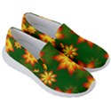 Flower Pattern Floral Non Seamless Women s Lightweight Slip Ons View3