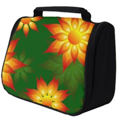 Flower Pattern Floral Non Seamless Full Print Travel Pouch (big) by Pakrebo