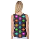 Pattern Background Colorful Design Women s Basketball Tank Top View2