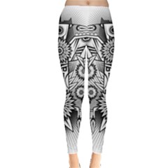 Forest Patrol Tribal Abstract Leggings  by Pakrebo