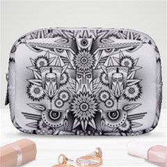 Forest Patrol Tribal Abstract Make Up Pouch (small) by Pakrebo