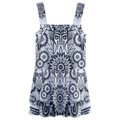 Forest Patrol Tribal Abstract Kids  Layered Skirt Swimsuit