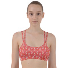 Seamless Pattern Background Line Them Up Sports Bra