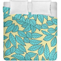 Leaves Dried Leaves Stamping Duvet Cover Double Side (king Size) by Pakrebo