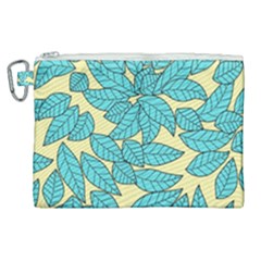 Leaves Dried Leaves Stamping Canvas Cosmetic Bag (xl) by Pakrebo